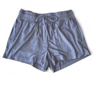 Balance Collection Women's Athletic Shorts in Heathered Blue size medium